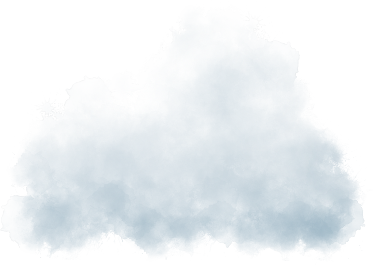 watercolor cloud