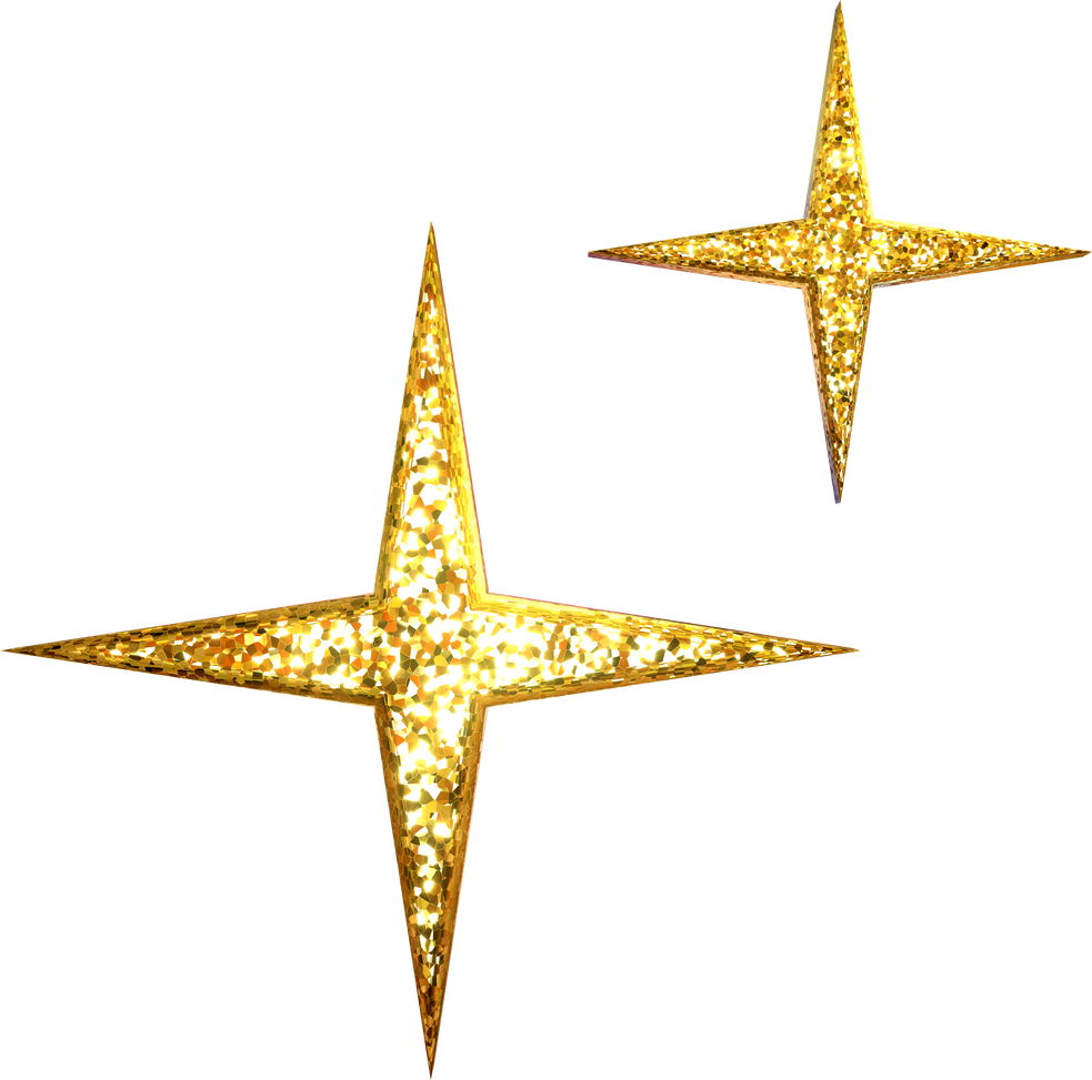 Glitter stars