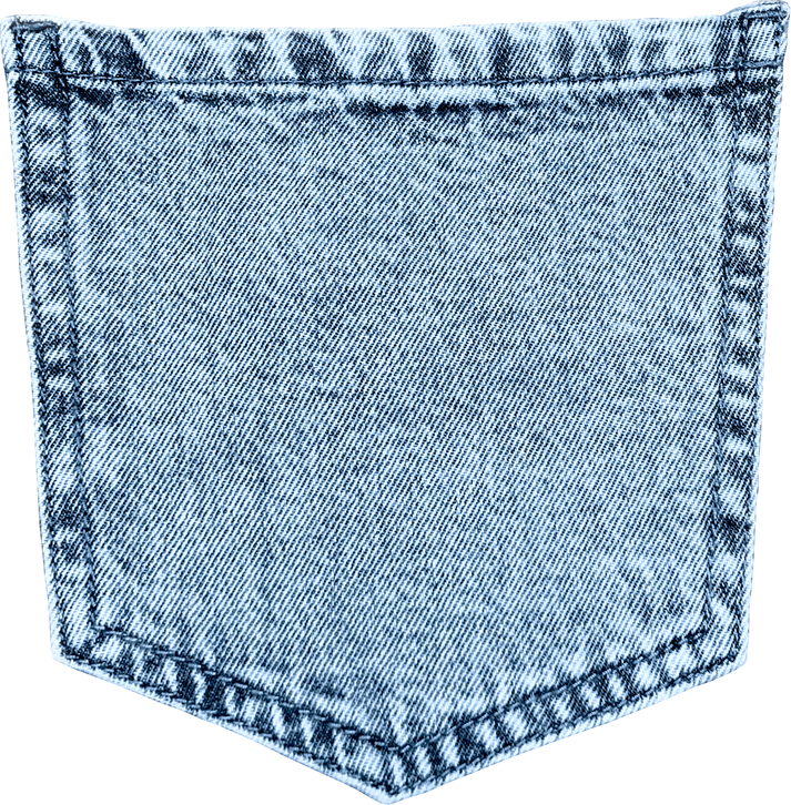 Blue navy indigo jeans denim pocket